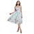 Midi bloemenjurk dames Goddiva