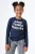 Donkerblauwe longsleeve