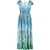 Geisha Zomer jurk in met v-hals en print