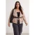 TRENDYOLMİLLA Dames Beige Effen Driekwart mouw Regular fit Grote maten Jassen