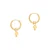 Citrine creolen oorbellen voor dames Sloya Serena