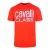 Cavalli Class rood T-shirt met opvallend bloemenlogo
