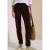 Mid Waist Broek met middelhoge taille en smalle pijpen in Slim Fit