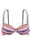 s.Oliver Bikinitop  lichtblauw / abrikoos / pink / donkerrood