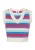 Mymo gebreide trui Dames Wol Wit Veelkleurig