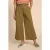 White Stuff Samira Wide Leg Crop Trouser Khaki Green