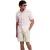 Ted Baker Herenoverhemd met korte mouwen, model Baker Regular (Lichtroze)
