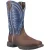 Durango Rebel Leder Heren Zadelbruin/Demin Blauw Laarzen