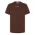 Off White Unisex T-shirt voor volwassenen met bandana-print, standaardmodel (Chocolade/Wit)