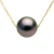Ketting Echt Gecultiveerde Tahiti Parel DOOR Sluiting Rond 8-9 mm