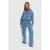 Alix the Label wide leg jeans light blue denim