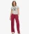Essential Joggingbroek met Rechte Pijpen en Logo Rood
