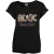 AC/DC Dames/Dames Rock Or Bust T-shirt (Zwart)