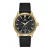 Heritor Automatic Argento leren band horloge