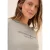 Cecil Dames Glitter Shirt met tekst in Beige