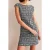 Boden Sleeveless Jersey Shift Dress Black, Botanic Blush