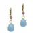 Otazu gold plated oorbellen met Swarovski kristallen Classic Sky Ignite