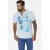 Jan Vanderstorm +FIT Collectie regular T-shirt Plus Size TJELVAR lichtblauw