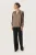 Blouse met lange mouwen Regular fit Morel brown