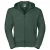 Russell Heren Authentic Full Zip Hoodie (Fles groen)