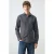 Mango Man regular geruit casual overhemd donkerblauw