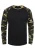 !Solid Shirt ‘Cajus’  groen / kaki / zwart / wit