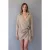 TRENDYOLMİLLA Dames Bruin Effen Kort / Mini Lang Casual Double-breasted Jurken