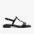 Ariany Sling Zwarte Leren Sandalen
