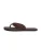 TOMMY HILFIGER Teenslipper ‘SCANDI’  donkerbruin