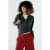 Mango straight leg bermuda short – rood
