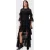 AllSaints Nat Ruffle Dress Black
