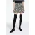 The Kooples Wild Blossom White Short Ruffle Skirt Ecru / Yellow
