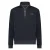 Fellows United Half Zip Pullover Waffle Mixed Fabric Navy  M