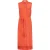 AllSaints Esthie Silk Dress Hot Tango Orange