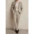 Reiss Prince Of Wales Check Mixer Trouser Oatmeal Brown