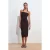 Strapless Bodycon Midi-jurk