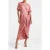 Forever New Carolina Satin Midi Dress Wild Rose