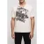 The Kooples Short-sleeved T-shirt With Print Ecru