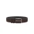 Mango Man suede riem donkerbruin