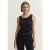 Bugatti Damen Top van katoen-stretch met ribbelpatroon