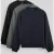 Heren Effen Rundhals Sweatshirt