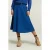 River Woods Blue Uni Midi Skirt