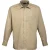 Premier Heren Premier Poplin Formeel Overhemd Met Lange Mouwen (Khaki)