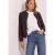 Licht sweatvest met structuur en rits