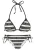 Elbsand Bikini  zwart / offwhite