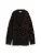 TOM TAILOR Oversized vest  donkerbruin / zwart