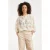 Smashed Lemon Blouse van transparante kant met 3d bloemendetails |