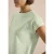 Shirt met boothals en structuur