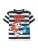 NAME IT Shirt ‘NMMMILAN PAW’  blauw / navy / rood / wit