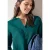 Cecil Dames Linnen blouse in Groen